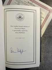 Practical Magic by Alice Hoffman SIGNED Collector’s Edition Easton Press leather