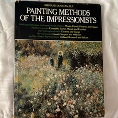 Painting Methods of the Impressionists by Bernard Dunstan HC w/ Dust Jacket