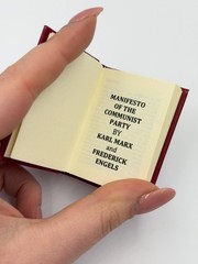 MINIATURE BOOK The Communist Manifesto by Karl Marx and Frederick Engels