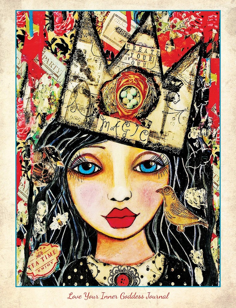 LOVE YOUR INNER GODDESS JOURNAL (220 pages, ddeluxe matte soft cover w/color…