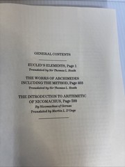 Great Books encyclopedia Euclid Archimedes Nicomachus Britannica #10/1990