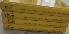 Lot 4 Hardcover Erich Kästner German Language Books Like New