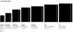 Moleskine Classic Notebook, Soft Cover, Large (5″ x 8.25″) Plain/Blank, Black…