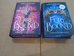 Signed Sable Sorensen Dire & Fury Bound Deluxe Ed Books1&2 of The Wolves Of Ruin