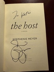 RARE „The Host“ SIGNED by Stephenie Meyer 1st Edition 1st Print HC DJ 2008