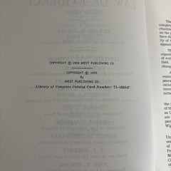 McCormick on Evidence Hardcover Edward Cleary 1972 Edition With Updated Revision