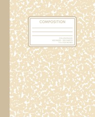 Composition: Beige Composition Notebook College Ruled, 400 Pages (200 Sheets…