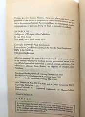 Cryptonomicon Neal Stephenson 2002 Avon PB