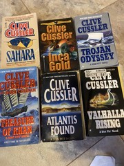 Clive Cussler 14 Book Lot Dirk Pitt Treasure Sea Adventure Novels 14 In Set
