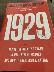 1929: Inside the Greatest Crash by Andrew Ross Sorkin Paperback