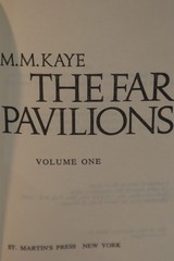 The Far Pavilions volumes 1 & 2 by M. M. Kaye St. Martin’s Press hc dj Book Club