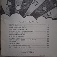 VGT Stevie Wonder – featuring „THE MOTOWN SOUND“ 47 Pages Songbook Jobete 1969