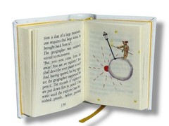 The Little Prince NUMBERED tiny book leather hardcover w/slipcase Germany 264p