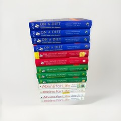 Health & Dieting Hardcover Book Lot – 12 Books (Dr. Oz „YOU“ Series & Atkins)