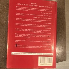 A Dictionary of Modern American Usage Bryan A. Garner Hardcover Book Club Ed