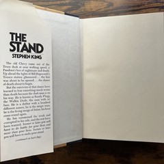 The Stand by Stephen King—1978 First Edition, later printing, HC/DJ