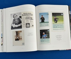 ARNOLD PALMER, LOOK THIS WAY PLEASE! 120 YEARS OF GOLFERS ADVERTISING – 14”x11”