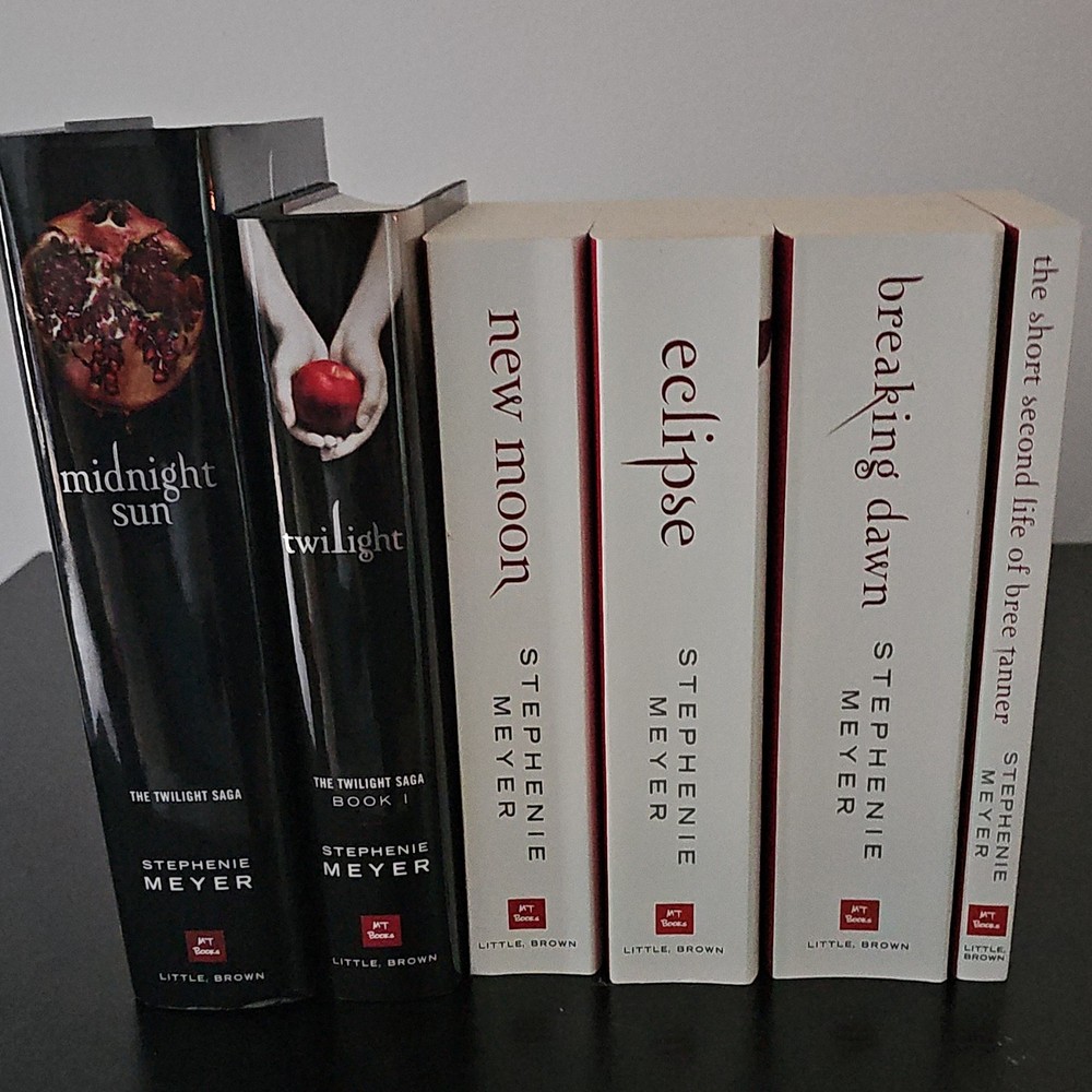 Stephenie Meyer Twilight Saga 6-Book Hardcover Lot + Midnight Sun & Bree Tanner