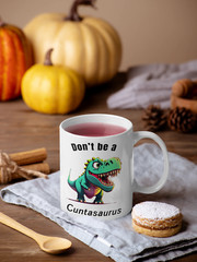 Dinosaur Funny Mug. Novelty 11/15 Oz, Coffee,Gift,Office,Home,naughty,Present