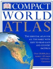 DK Compact World Atlas: The Essential Atlas for All the Family with Easy- – GOOD