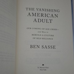 Vanishing American Adult Ben Sasse Hardcover St. Martin’s Press 2017 Politics