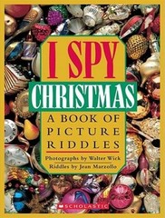 I Spy Christmas: A Book of Picture Riddles – Hardcover – VERY GOOD