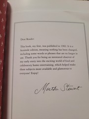 Entertaining by Martha Stewart English Reissued 2025 Hardcover Book Pic Recipes
