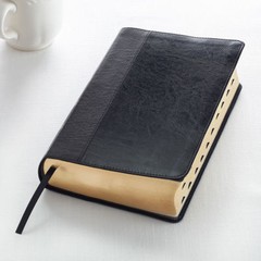 KJV HOLY BIBLE King James Version Black Large Print Thumb Index Edition* NEW