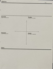 The Eisenhower Matrix: Time & Task Management Productivity Planner