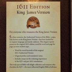 Holy Bible: King James Version Hardcover 400th Anniversary 1611 Ed New