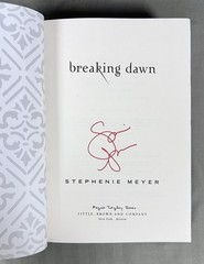 ‚Signed‘ Breaking Dawn by Stephanie Meyer – 1st Printing Collector’s Edition M2