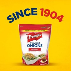 French’s Crispy Onions – 24 oz Bag for Green Bean Casseroles~-