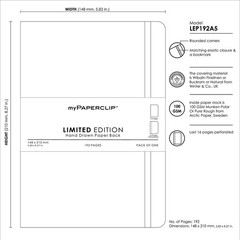 Limited Edition A5 Plain Notebook | 192 Pages, 100 GSM, Soft Cover, A5 (5.83 …