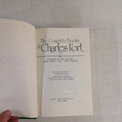 Complete Books of Charles Fort Hardcover w/ DJ 1974 VERY RARE Dover USA