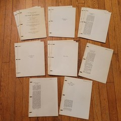 American Bible Society New Testament Wide Margin Loose Leaf Pages INCOMPLETE