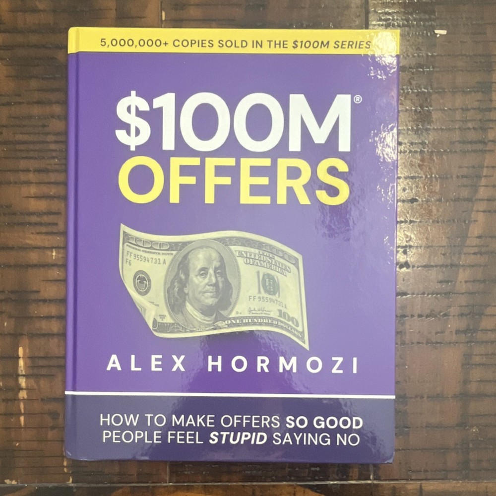 $100M Offers by Alex Hormozi, Acquisition.com, Hardcover, Business & Sales