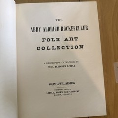 FIRST EDITION 1957 “The Abby Aldrich Rockefeller Folk Art Collection” In Box