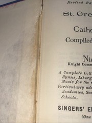 The St. Gregory Hymnal and Catholic Choir Book, Singers‘ Edition, Melody Edi…