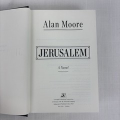 Jerusalem 1st Edition Book 1st Printing Alan Moore 2016 Hardcover Dust Jacket