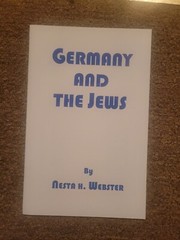 Germany And The Jews By Nesta H. Webster Booklet