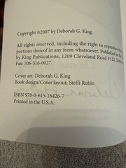Somewhere in Germany by Deborah G. King (SIGNED BY AUTHOR) 2007 WWII History