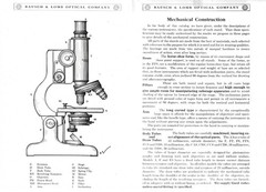 „MICROSCOPES, MICROTOMES and ACCESSORIES“ CATALOG – 1922