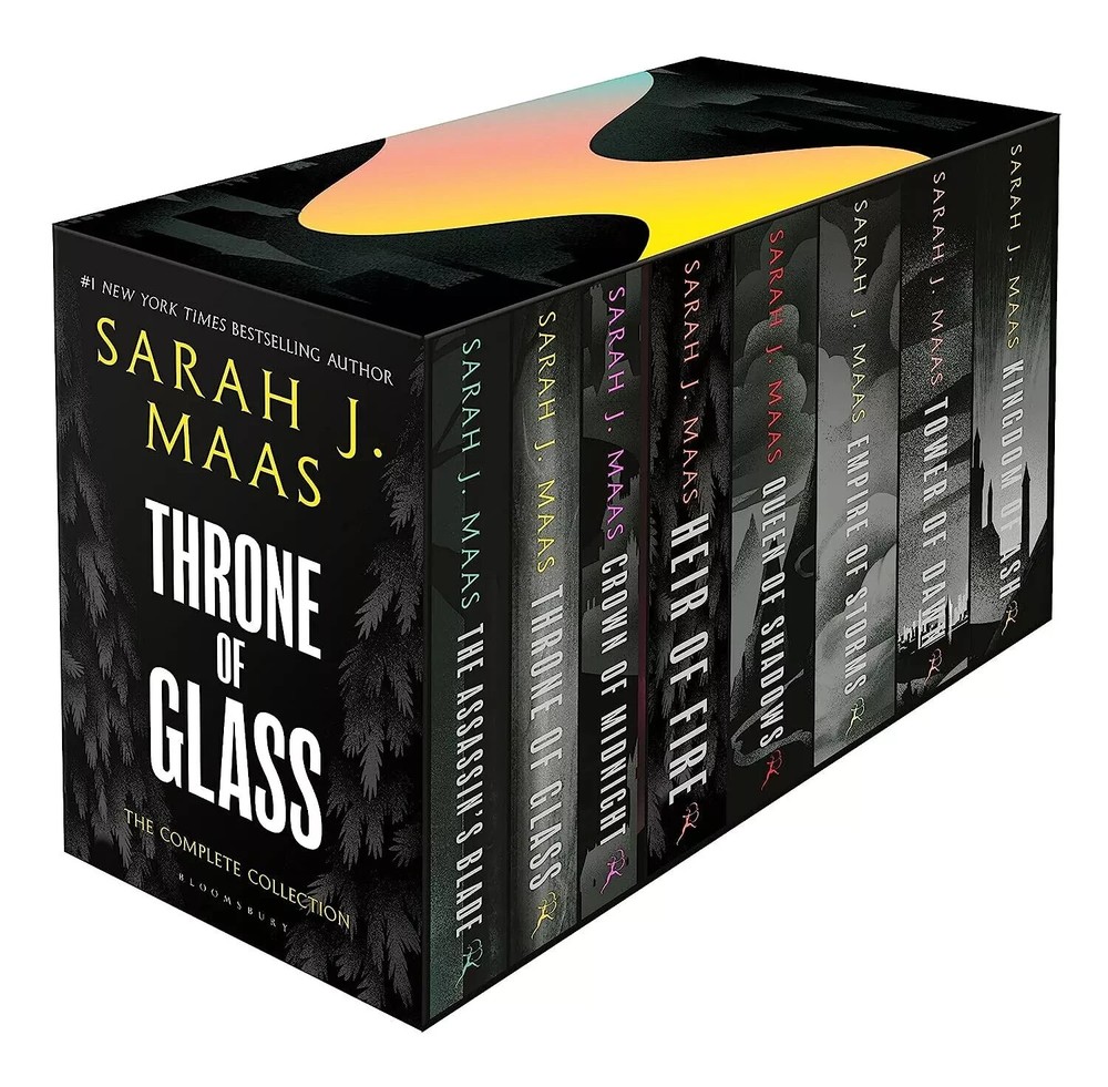 Throne of Glass 8 Books Box Set By Sarah J. Maas, Paperback…