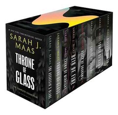 Throne of Glass 8 Books Box Set By Sarah J. Maas, Paperback….