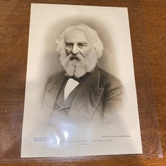 1913 The Perry Pictures Henry Wadsworth Longfellow 1807-1882 5.5×8 Inches