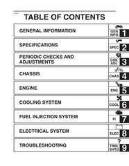 YAMAHA YZF-R6 2003 Motorcycle Service Manual FASTENED, COVERING, XL FOLDOUT PAGE