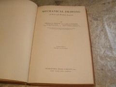 MECHANICAL DRAWING FRENCH AND SVENSEN HARDCOVER 1940