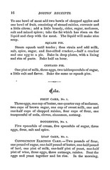 1876 Boston Receipts Vintage Cook Book 47 Pages